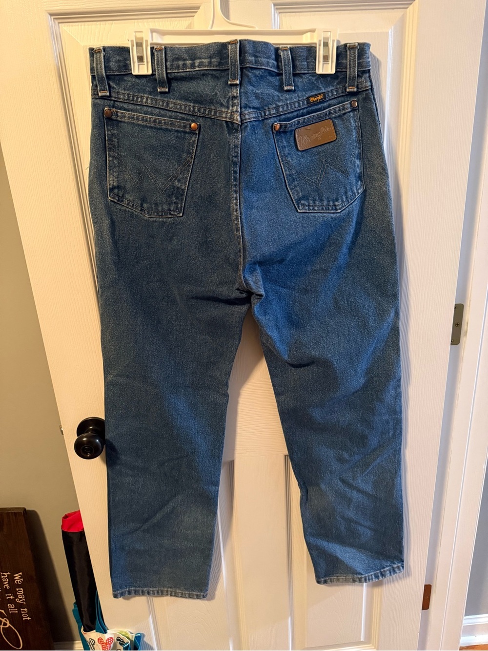 Men’s Wrangler Blue Jeans Size 34x32
